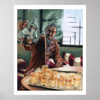 Uitgegoten - beperkte afdruk poster