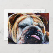 Uitgegraven Briefkaarten (Bulldog) (Voorkant / Achterkant)