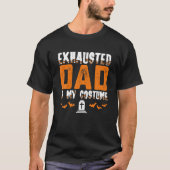 Uitgegraven pap kostuum Funny Matching Halloween M T-shirt (Voorkant)