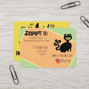 Uitgehongerde Katten~ Zakelijke Kaarten Visitekaartje