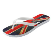 Uitgekookte Teenslippers van de vlag van het Veren (Schuin)