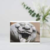 uitgelachen van cement briefkaart (Staand voorkant)