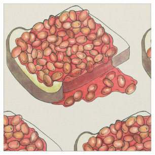 Uitgelekte bonen op Toast UK British Cuisine Food Stof