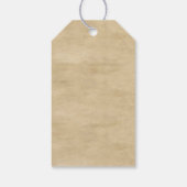 Uitgelekte goederen cadeaulabel (Achterkant)