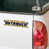 uitgelijnd bumpersticker (Op Truck)