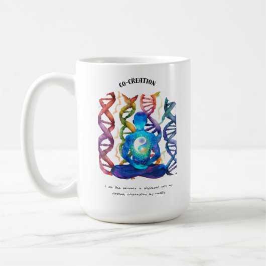 Uitgelijnd met het Universum: Mijn Werkelijkheid C Koffiemok (Links)