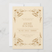 Uitgenodigd voor de Widding Kaart (Achterkant)