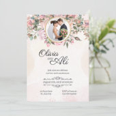 Uitgenodigd voor de Widding Kaart (Staand voorkant)