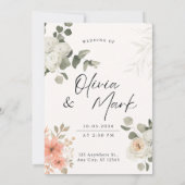 Uitgenodigd voor de Widding Kaart (Achterkant)