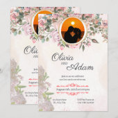 Uitgenodigd voor de Widding Kaart (Voorkant / Achterkant)