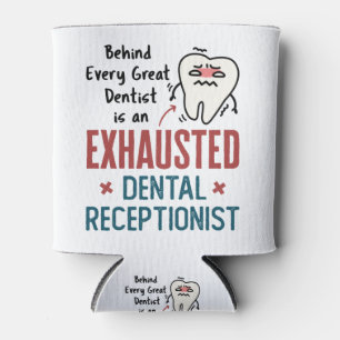 Uitgeoefende tandheelkundige receptionist Funny Fr Blikjeskoeler