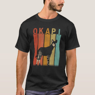 Uitgeprocedeerde Okapi Mannen Vrouwen Kind Leuke O T-shirt