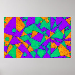 Uitgeput - Ken Gage Abstract Poster