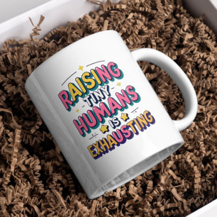 Uitgeput Mom Life Quote - Grappig Giftful Mom Koffiemok