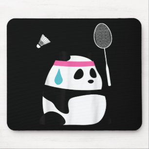 Uitgeputte Badminton Panda - Grappige Schattigee S Muismat