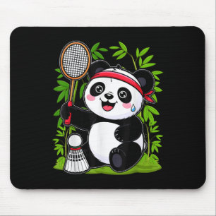 Uitgeputte Badminton Panda - Grappige Schattigee S Muismat