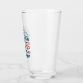 Uitgeputte Chirurgische Technoloog Grappige Scrub  Glas (Links)