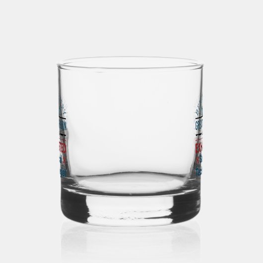 Uitgeputte Chirurgische Technoloog Grappige Scrub Whisky Glas (Links)