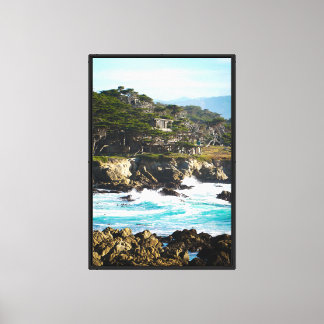Uitgerekt canvas - Carmel bij het Zee Afdruk