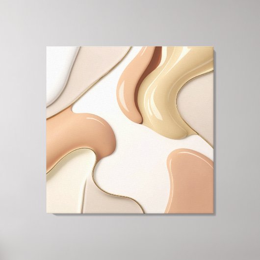 Uitgerekt canvas print in stijlvolle grafiek (Voorkant)