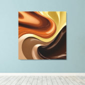 Uitgerekt canvas print in stijlvolle grafiek (Insitu (Houten vloer))