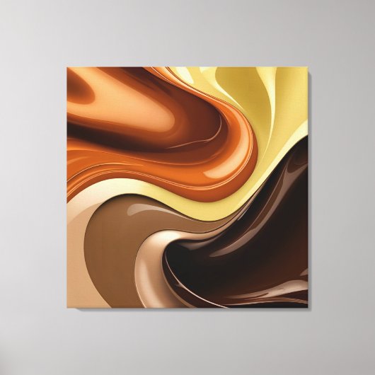 Uitgerekt canvas print in stijlvolle grafiek (Voorkant)