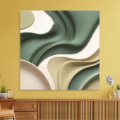 Uitgerekt canvas print in stijlvolle grafiek (Insitu (Woonkamer))