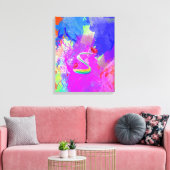 Uitgerekt Canvas Verloren rozen (Insitu (Woonkamer))