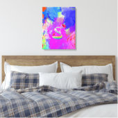 Uitgerekt Canvas Verloren rozen Afdruk (Insitu (Slaapkamer))