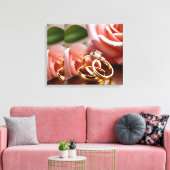 Uitgerekt canvas Verpakt canvas - artistiek D (Insitu (Woonkamer))