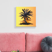 Uitgerekte canvas Print - Palmboom (Insitu (Woonkamer))
