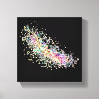 Uitgerekte canvasprint - Abstract Canvas Afdruk