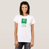 Uitgerust "SRC Alum" T-shirt in het groen (Voorkant volledig)