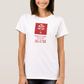 Uitgerust "SRC Alum" T-shirt in het rood (Voorkant)