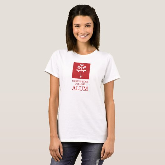 Uitgerust "SRC Alum" T-shirt in het rood (Voorkant volledig)
