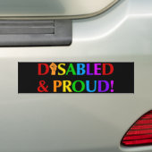 Uitgeschakeld en gerepareerd bumpersticker (Op auto)