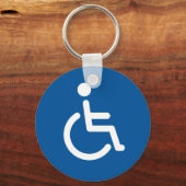 Uitgeschakeld symbool sleutelhanger (Voorkant)