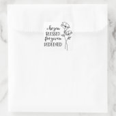 Uitgeschakeld zonder vergoeding vierkante sticker (Tas)