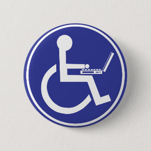 UITGESCHAKELDE LAPTOP RONDE BUTTON 5,7 CM
