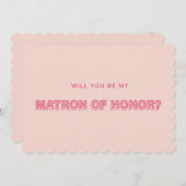 Uitgeschoven rand omtrek matron van de eer kaart (Voorkant / Achterkant)