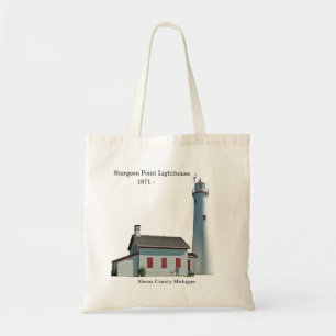 Uitgesneden canvas tas van de vuurtoren van Sturge