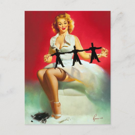 Uitgesneden pop omhoog briefkaart (Voorkant)