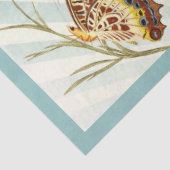 uitgesneden vlinder en gekleurd tissuepapier (Detail)