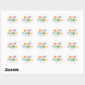 Uitgespeld leuk Afstuderen dank u Stickers (Vel)