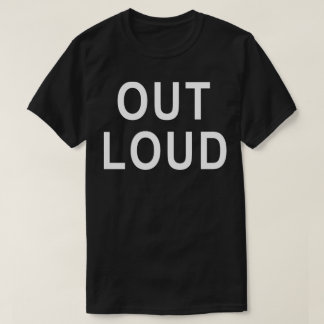 Uitgesproken Vet Typografie Minimalistische Tekst  T-shirt