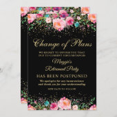 Uitgestelde Aankondiging Bloemrijke Pensioenfeest (Voorkant / Achterkant)