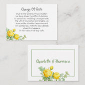 Uitgestelde aankondiging huwelijk (Voorkant / Achterkant)