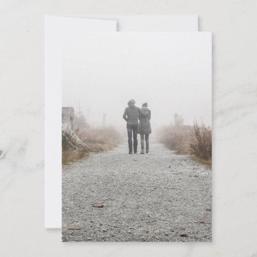 Uitgestelde Blush Roze Bohemen Pampas Datum verand Save The Date (Achterkant)