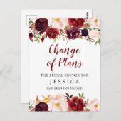 Uitgestelde Briefkaart voor bekendmaking Vrijgezel (Voorkant / Achterkant)