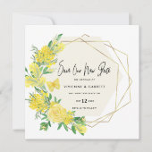 Uitgestelde bruiloft nieuwe datum huwelijk save the date (Voorkant)